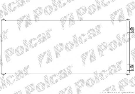Радиаторы кондиционера POLCAR 3247K81K (фото 1)