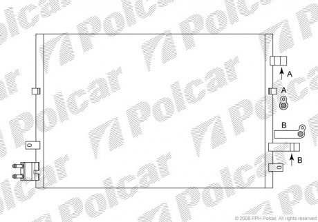 Радіатори кондиціонера POLCAR 3218K8C3 (фото 1)