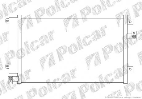 Радиаторы кондиционера POLCAR 3066K82X (фото 1)