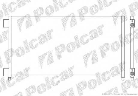 Радиаторы кондиционера POLCAR 3040K8C3 (фото 1)