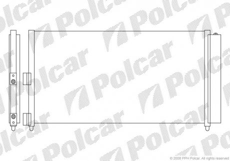 Радіатори кондиціонера POLCAR 3022K8C5 (фото 1)