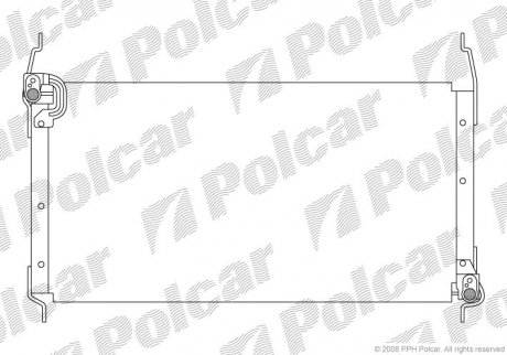 Радіатори кондиціонера POLCAR 3018K8B1 (фото 1)