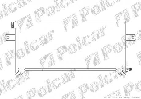 Радіатори кондиціонера POLCAR 2796K8C1 (фото 1)