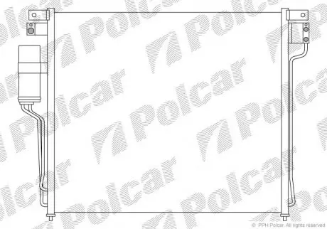 Радиаторы кондиционера POLCAR 2783K8C1