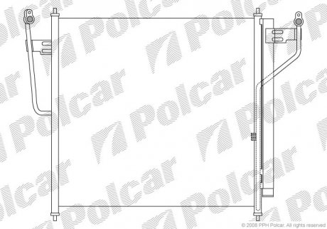 Радиаторы кондиционера POLCAR 2782K8C1