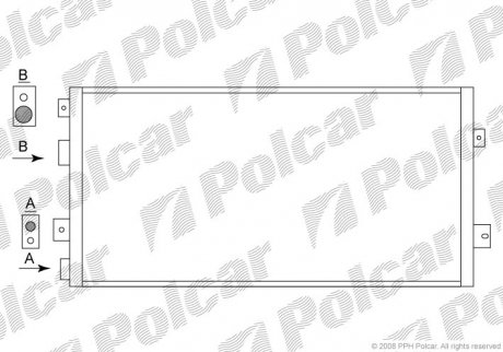 Радіатори кондиціонера POLCAR 2430K8C1