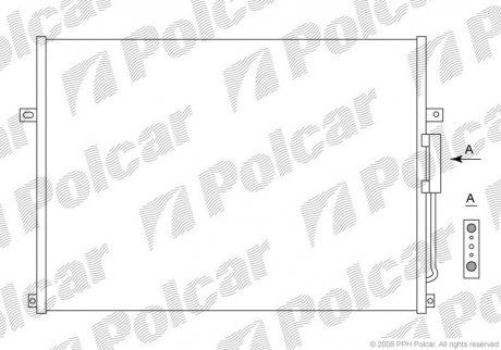 Радиаторы кондиционера POLCAR 2406K8C1