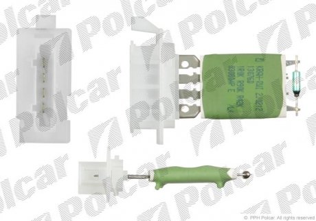 Резистор кондиціонера POLCAR 2350KST2X (фото 1)