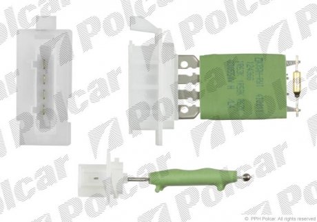 Резистор кондиціонера POLCAR 2350KST1X (фото 1)