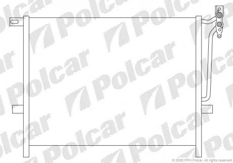 Радіатори кондиціонера POLCAR 2034K8C1