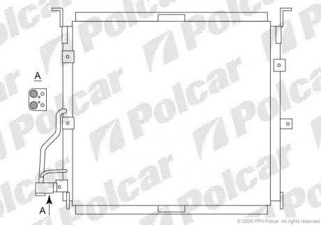 Радиаторы кондиционера POLCAR 2007K8C5