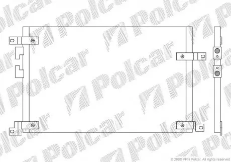 Радиаторы кондиционера POLCAR 1408K8C1