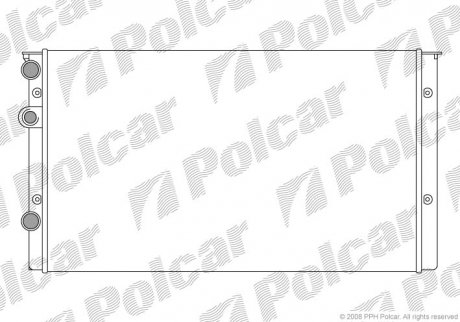 Радиаторы охлаждения POLCAR 953808A6 (фото 1)