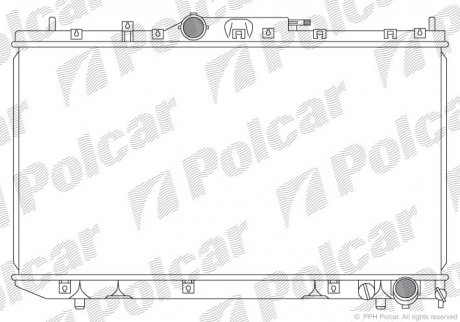 Радіатори охолодження POLCAR 812408-4