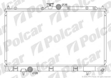 Радіатори охолодження POLCAR 5233082K (фото 1)