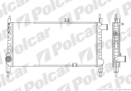 Радиаторы охлаждения POLCAR 550508-1