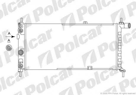 Радиаторы охлаждения POLCAR 550508-9