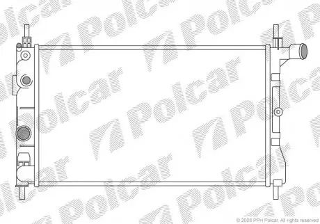 Радіатори охолодження POLCAR 550508A2
