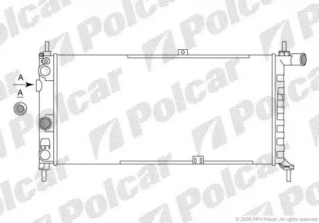 Радиаторы охлаждения POLCAR 550508A3