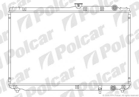 Радіатори охолодження POLCAR 813308-4 (фото 1)