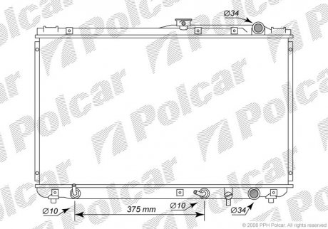Радіатори охолодження POLCAR 813308-6 (фото 1)