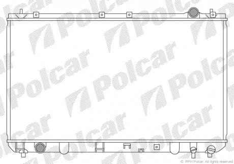 Радіатори охолодження POLCAR 813508-3 (фото 1)