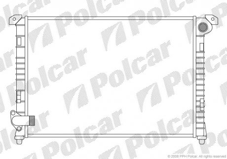 Радіатори охолодження POLCAR 510108-1