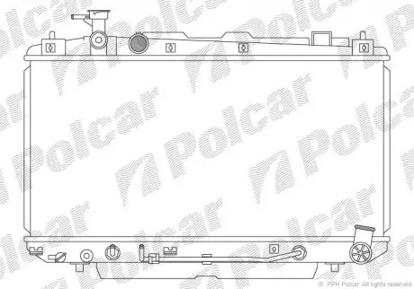 Радиаторы охлаждения POLCAR 814608-2