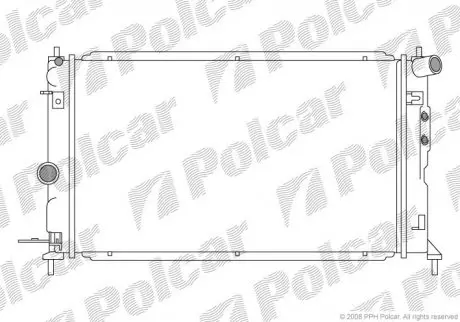 Радіатори охолодження POLCAR 551608-4