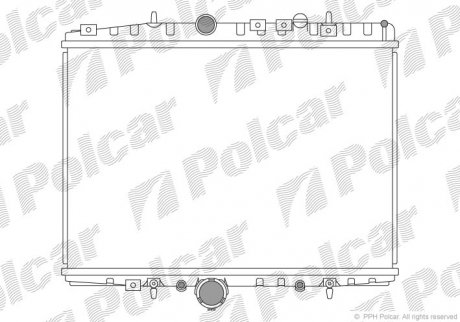 Радіатори охолодження POLCAR 576608-2 (фото 1)