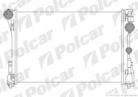 Радіатори охолодження POLCAR 507008-1 (фото 1)