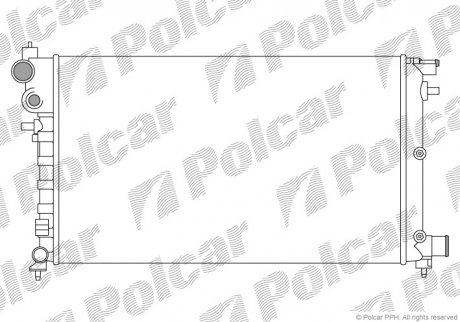 Радіатори охолодження POLCAR 570608A2