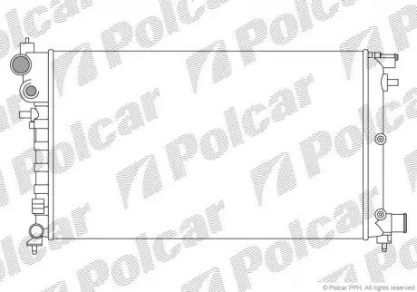 Радиаторы охлаждения POLCAR 570608A2