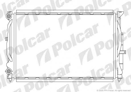 Радіатори охолодження POLCAR 692508-1