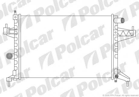 Радіатори охолодження POLCAR 555608-3 (фото 1)