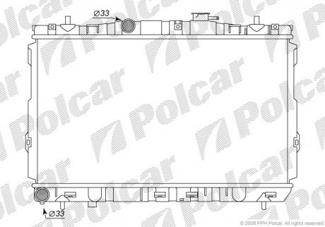 Радіатори охолодження POLCAR 4013081X (фото 1)