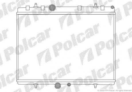 Радиаторы охлаждения POLCAR 571008A4