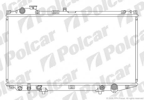 Радіатори охолодження POLCAR 802108-1 (фото 1)