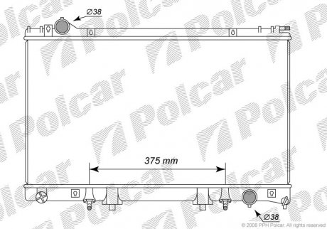 Радиаторы охлаждения POLCAR 804108-1