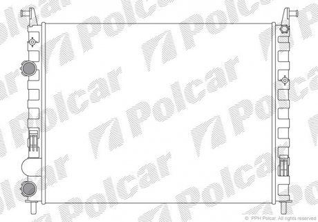 Радиаторы охлаждения POLCAR 300508A5 (фото 1)