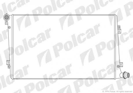 Радиаторы охлаждения POLCAR 955508-1 (фото 1)