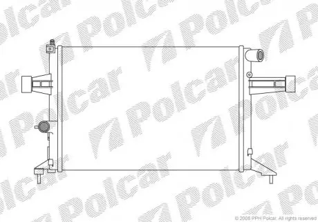 Радиаторы охлаждения POLCAR 550808-8