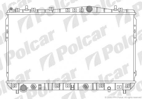 Радіатори охолодження POLCAR 2505082K