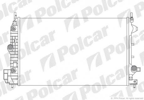 Радіатори охолодження POLCAR 551808-6