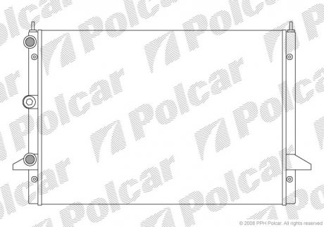 Радіатори охолодження POLCAR 324008A2 (фото 1)