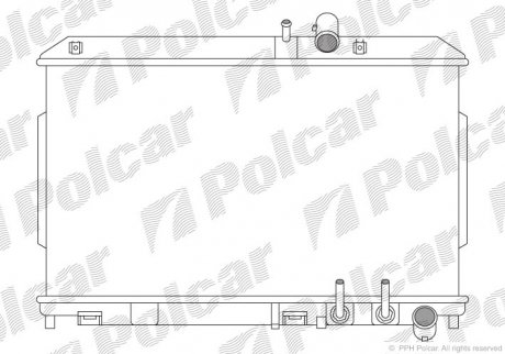 Радиаторы охлаждения POLCAR 454808-2