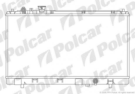 Радіатори охолодження POLCAR 455508-2 (фото 1)