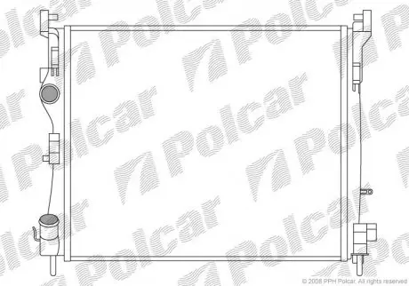 Радиаторы охлаждения POLCAR 601608A2