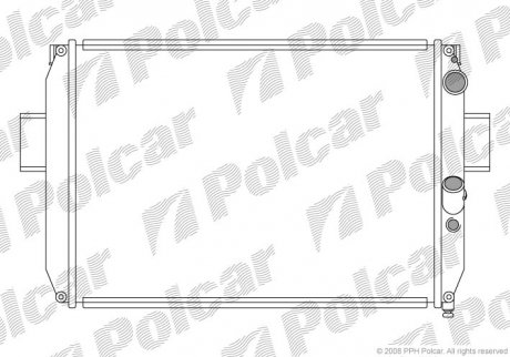 Радиаторы охлаждения POLCAR 305008A6 (фото 1)