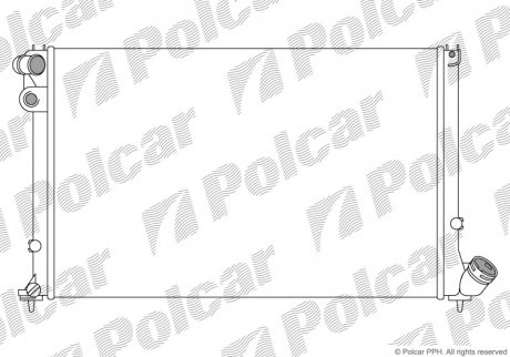 Радиаторы охлаждения POLCAR 574608B2